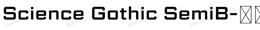 Science Gothic SemiB字体转换 Science Gothic SemiB字体转换